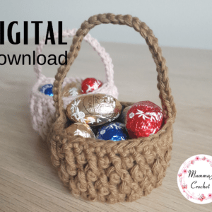 Crochet Easter Basket Pattern PDF