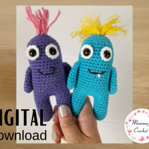 Crochet Worry Monster Pattern PDF