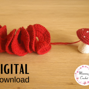 Crochet Wind Spinner and Crochet Mushroom Pattern PDF