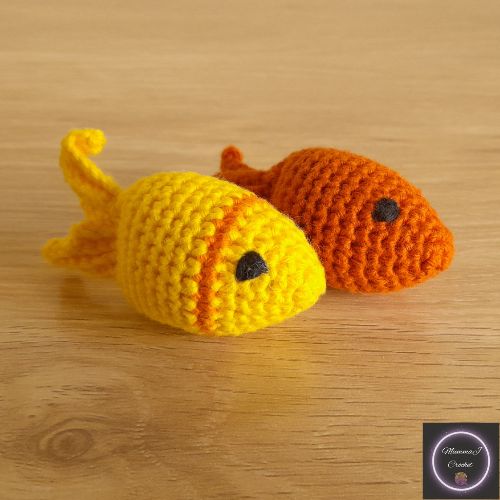 Crochet Fish Cat Toy Pattern PDF