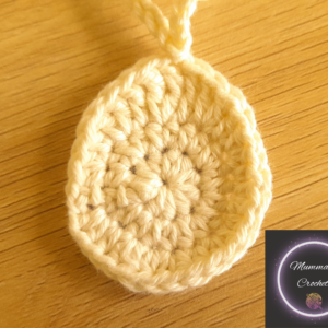 Crochet Egg Applique Pattern