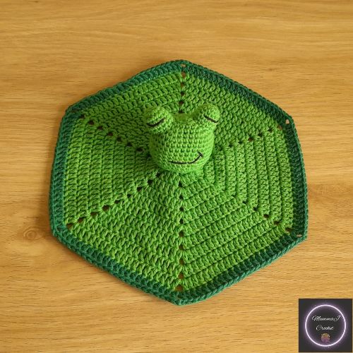 Crochet Frog Lovey Pattern PDF