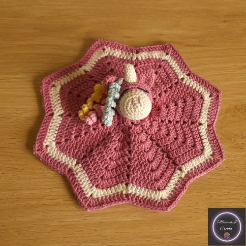 Crochet Unicorn Lovey Pattern PDF