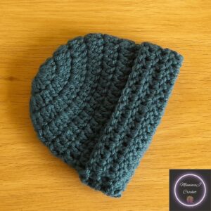 Simple Crochet Beanie Size Preemie Baby