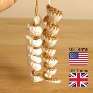 Crochet Icicle Ornament