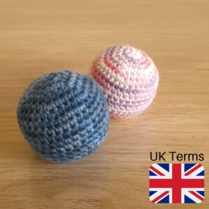 Crochet Cat Ball Pattern, UK Terms