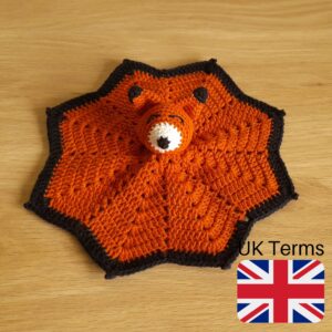 UK Crochet Pattern Fox Lovey